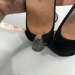 Coach Hampton Black Leather Heels Gold Buckle Detail ankle strap US Size 9.5B Photo 15