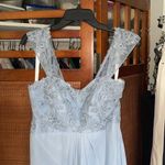 Azazie  Nessie bridesmaid dress dusty blue A10 Photo 5