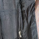 Roxy  Navy Blue Orange Plaid Hooded Jacket Size Medium Photo 9