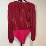 Bardot  Priscilla Bodysuit Deep Red Burgundy Size 8/Medium Christmas Holidays Photo 4