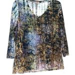 Reba  Multicolor Blouse Women’s Medium Photo 0