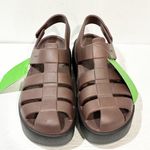 Crocs  Size 7 Brown STOMP FISHERMAN ICONIC COMFORT SANDAL SAMPLE NEW Photo 1