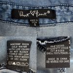 Velvet Heart  Blue Tencel Denim Shirt Small Long Sleeve Photo 8