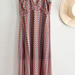 Ramy Brook | Daphne Zigzag Halter Maxi Dress | Soho Multi | Sz 16 Photo 0