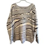 Barefoot Dreams  Cozy Chic Heavy Striped Pullover Sweater Size 2X Photo 0