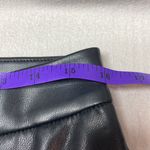 7 For All Mankind Black Faux Leather pants size large Photo 10