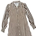 LK Bennett L.K. Bennett Emelia Shirt Dress in Brown/Cream, Size US 6 Photo 5