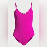 No Boundaries  Juniors' Wrinkle One Piece Swimsuit, Size M (7-9) Photo 1