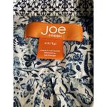 Joe Fresh ‎ Blue/White Floral Button Up Long Sleeve Shirt Size XS Cotton Photo 4