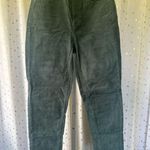 American Eagle Women's Stretch Mom Straight Green Corduroy Jeans 00 Photo 1