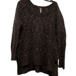 Free People Jeepster Wool Honeycomb Sweater Charcoal Photo 2