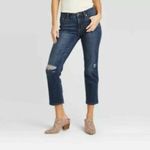 Universal Threads Universal Thread High Rise Straight Crop Jeans Photo 0