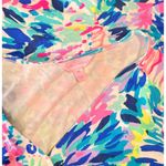 Lilly Pulitzer  Womens Romper Blue Madilyn  Multi Dive Tie Dye V Neck Playsuit XS Photo 3