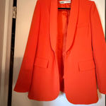 ZARA Orange  Blazer Photo 0