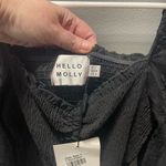 Hello Molly NEW Women's First Look of Fame Mini Black Dress Lace Ruched Size 4 Photo 4