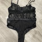 Black Sexy See Though Bodysuit Lingerie Size L Photo 3