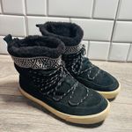 Toms  Women's Black Suede Alpine Ski Boots Size 7.5 Photo 3