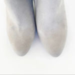 Kaari Blue  Kensie Grey Vegan Suede Slouchy High Heel Ankle Boot Size 6‎ Women’s Photo 2