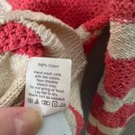 Madewell  Wallace Prism Open Coral Sweater 100% cotton long sleeve sweater XS Photo 8