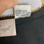 Laurence Kazar Vintage Black Beaded Blazer Size XL Photo 10