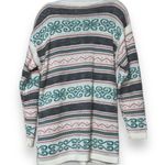 VINTAGE Cricket Lane women's medium pullover sweater shoulder pads metallic grey Pink Photo 2