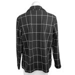 SELF E Women's Black Plaid Single Breasted Collared Long Sleeve Blazer Jacket M Size M Photo 1