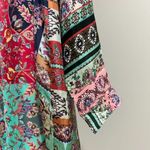 Johnny Was NWOT  Floral Silk Long Sleeves Tunic Dress Multicolor Bohemia Size S Photo 6