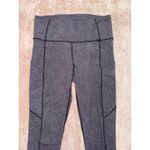 Lululemon  Women's‎ Speed Crop Mesh Leggings in Giant Herringbone Black Sz 6 Photo 1