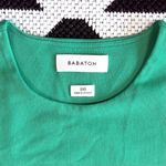 Babaton Aritzia Contour Ruched Short Sleeve Midi Dress in Nature Green 2XS Photo 10