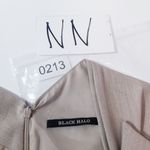 Black Halo Elegant Sheath Dress with Bow Detail Cap Sleeves Photo 11