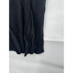 ZARA Skirt Women Large Black Casual Gothic Emo Punk Skater Midi Classic Basic Photo 3