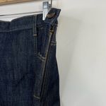 Gap Vintage Y2K Dark Wash Utility Denim Jean Skirt Classic Knee Length womens 12 Photo 4