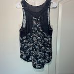 Lululemon Sculpt Tank II Spring Bloom Multi Black Womens 8 Ahtleisure Mesh Photo 2