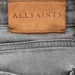 All Saints Mast Low Rise Skinny Fit Gray Jeans Size 29 Photo 8
