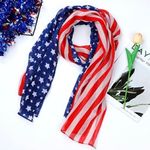USA American Flag Patriotic Scarf for Patriotic Day Theme Festival Daily Life Multiple Photo 3