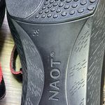 NAOT Luma Red Black Leather Mary Janes Chunky Heel Pump Shoes EU 39 US 8 Goth Photo 10