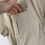 Alex Marie Women's Size 16 Khaki Tan Belt Utility Dress Pockets Linen Blend Photo 4