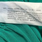 ZARA Green Sleeveless Button V-neck Smocked Pleated Wide Leg Romper Jumpsuit XS Photo 4