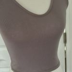 Urban Outfitters Cutest Mauve Grey Sleeveless Crop Tank Top Photo 5