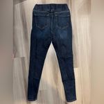 Old Navy Blue Denim Jean Material Rockstar Stretch Jeggings Stretch Waist 4R Photo 4