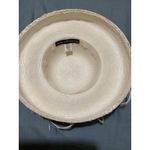 Whittall & Shon Hat Wide Brim Fitted Womens White Lace Floral Church Made USA Photo 3