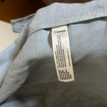 Eileen Fisher  Heavy Organic Linen‎ Drape Front Jacket Boxy Fit in Dawn Photo 4
