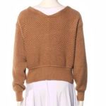 Adeam Halter Knit Sweater Cardigan size XS Brown Photo 4