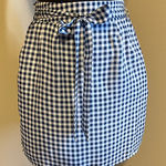 ❤️ Gingham skirt with pockets Blue Photo 0