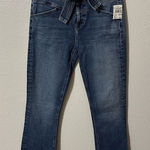 MOTHER The Triple Stack Insider Ankle Jeans In Chick Flick Size 28 Medium Wash Blue Photo 0