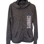 NFL Team Apparel Dallas Cowboys‎ women's full zip hoodie gray medium Photo 0
