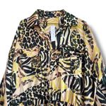 Good Time U.S.A. mixed animal print long sleeve romper NEW Gold Size XL Photo 4