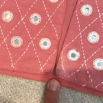 Real mirror work pink cotton vest handmade Size XS Photo 5