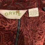 Orvis  maroon fabric covered button S blazer. Photo 4