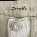 Madewell  White High-Rise Denim Shorts Size 25 Photo 3